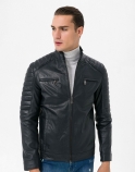 Sviatoslav Leather Jacket - image 4 of 6 in carousel